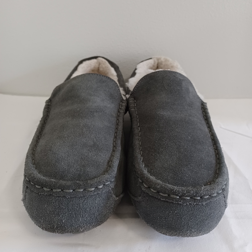 KOOLABURRA BY UGG men's tipton slippers suede leather gray size 12